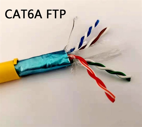 信號電纜-超六類單屏蔽網線CAT6AFTP