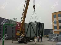 哈薩克斯坦護(hù)欄網(wǎng)貨運(yùn)實景